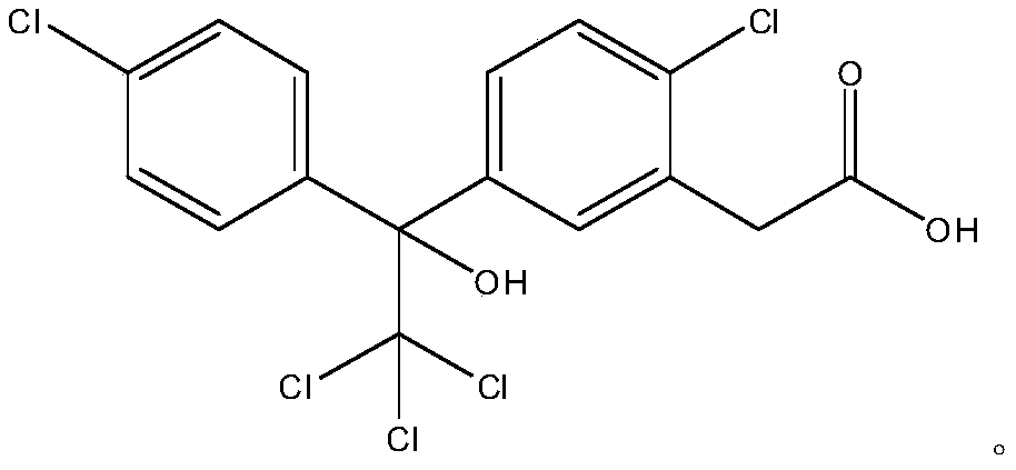 Dicofol hapten, dicofol artificial antigen, dicofol antibody, and preparation method and application of dicofol antibody