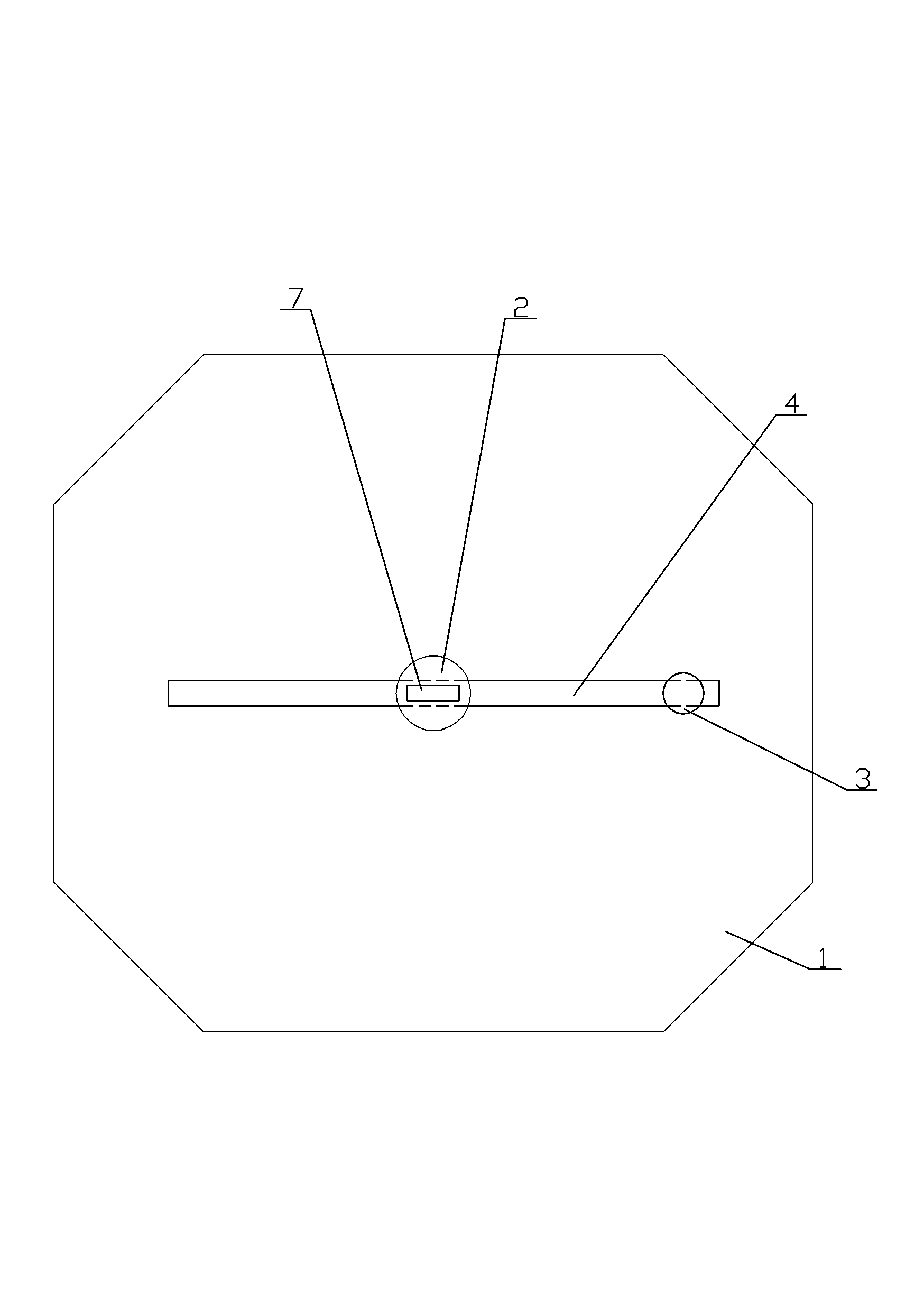 Film-cutting machine structure