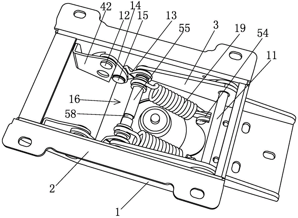 Back rocker locking mechanism for swivel chair chassis