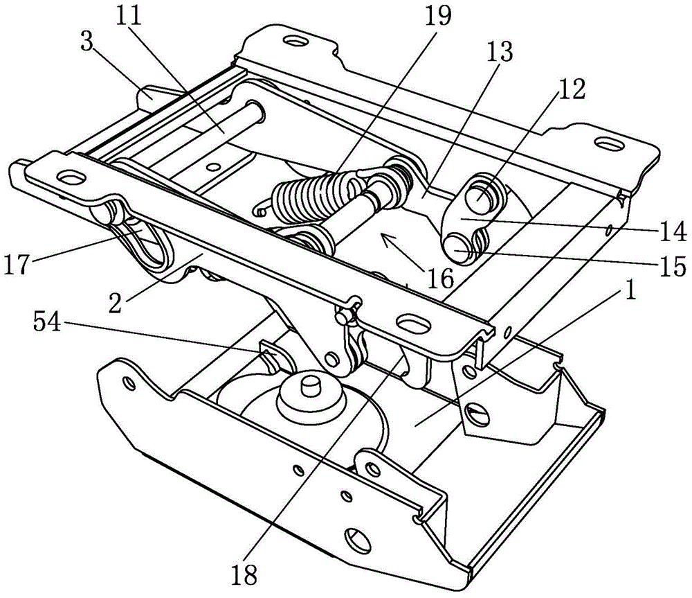 Back rocker locking mechanism for swivel chair chassis