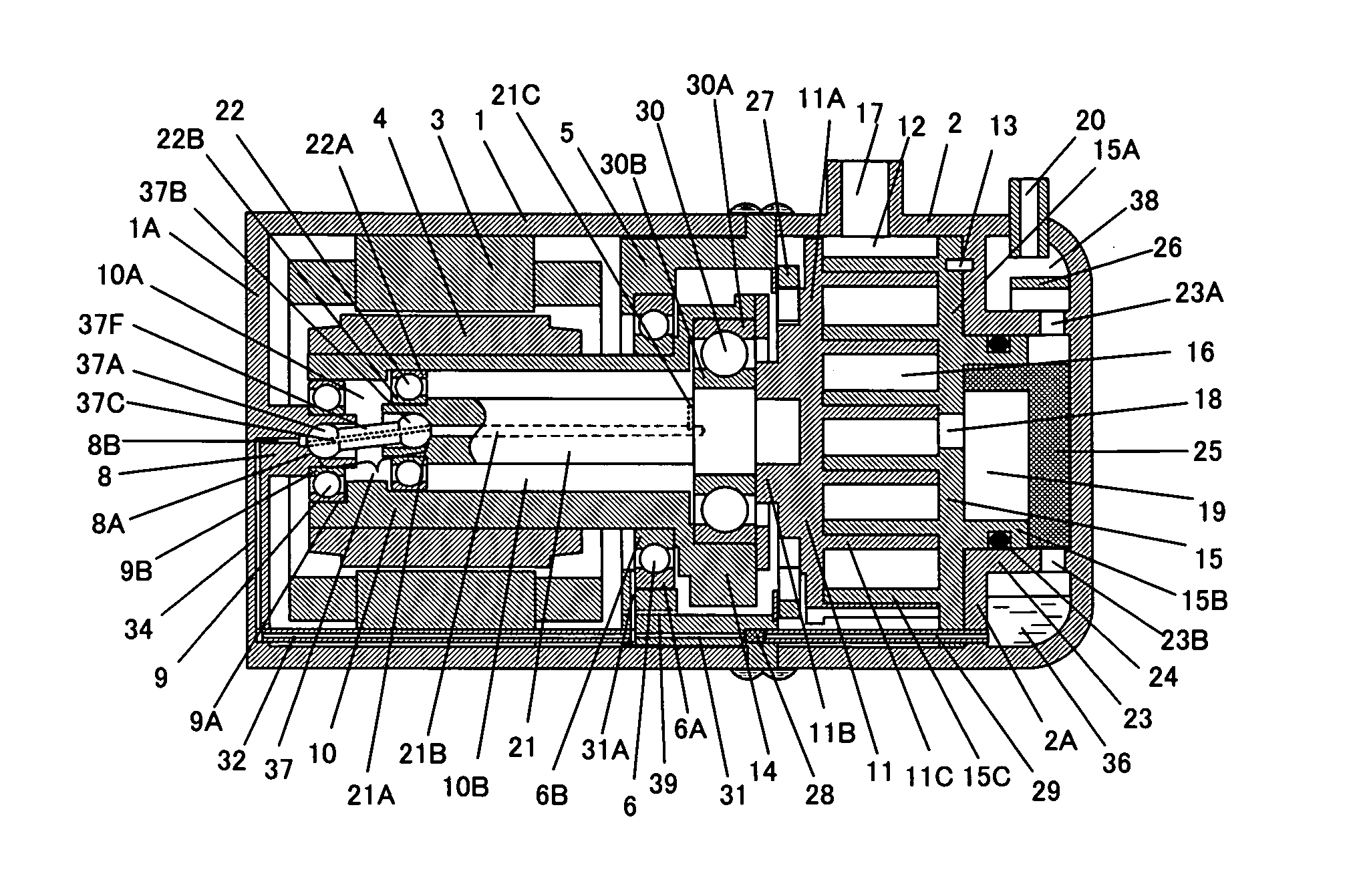 Scroll fluid machine