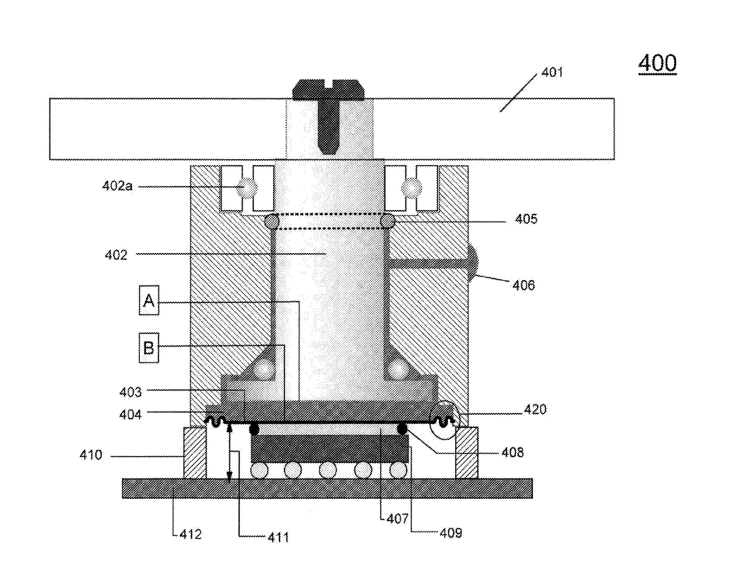 Heat transfer apparatus containing a compliant fluid film interface and method therefor