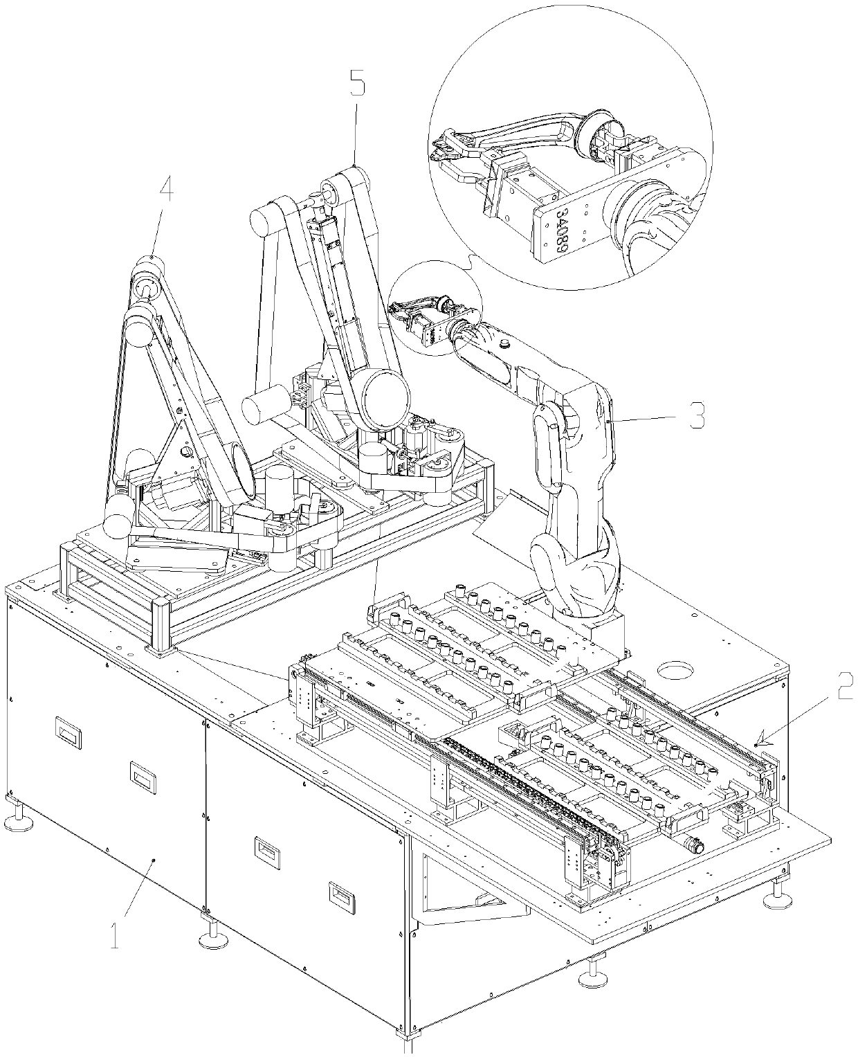 Robot grinding and polishing system for medical artificial limbs