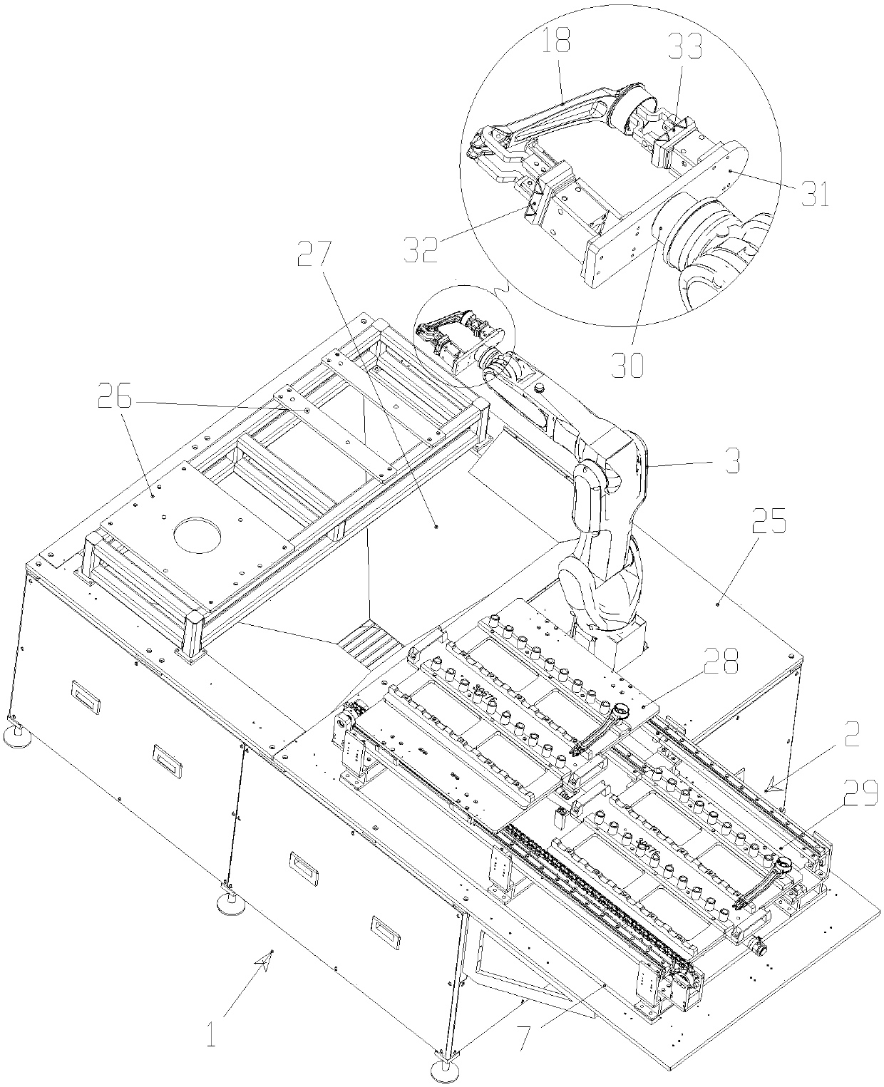 Robot grinding and polishing system for medical artificial limbs