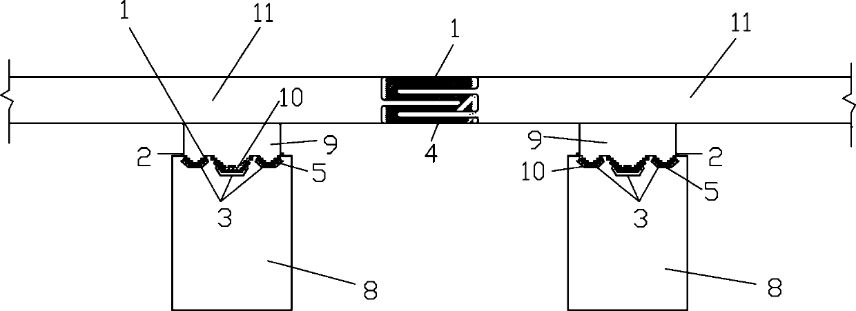 A method of using magnetic fluid to enhance the performance of bridges against external loads