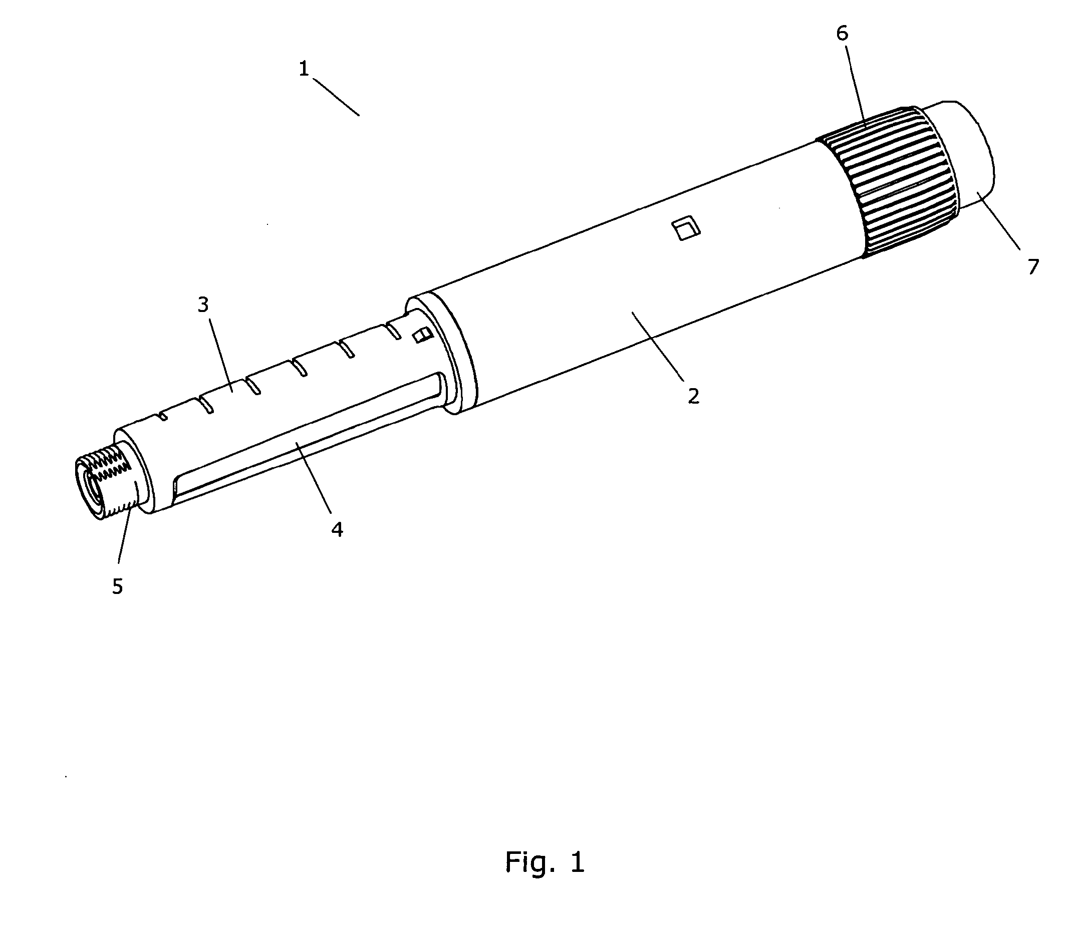 Injection device having mode defining elements