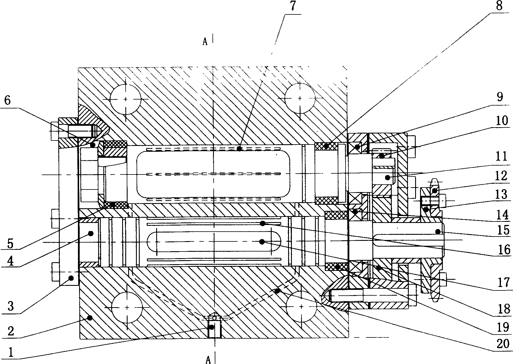 Valve mechanism of pneumatic automobile engine