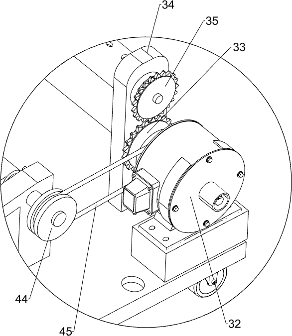 A device for rolling turf in a turf plantation field