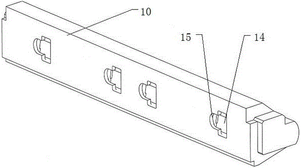 Split-type lateral backup roll swing arm structure for eighteen-high mill