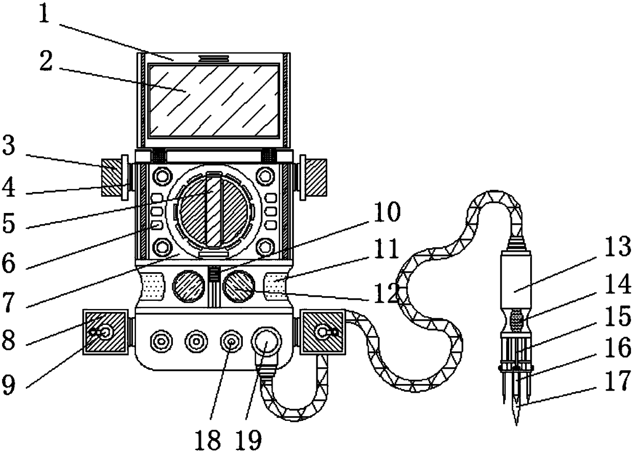 Overhauling device for mobile phone mainboard