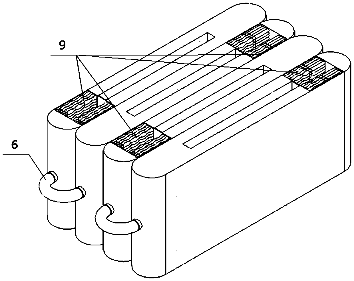 Modular efficient heat exchange structure