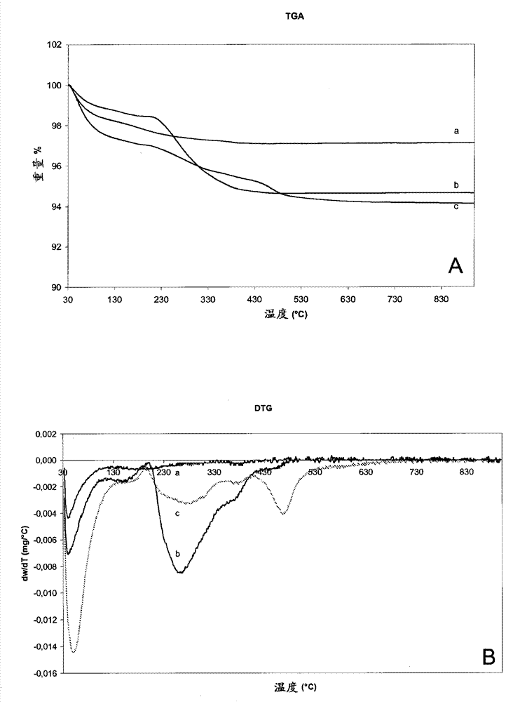 Surface-modified inorganic matrix and method for preparation thereof