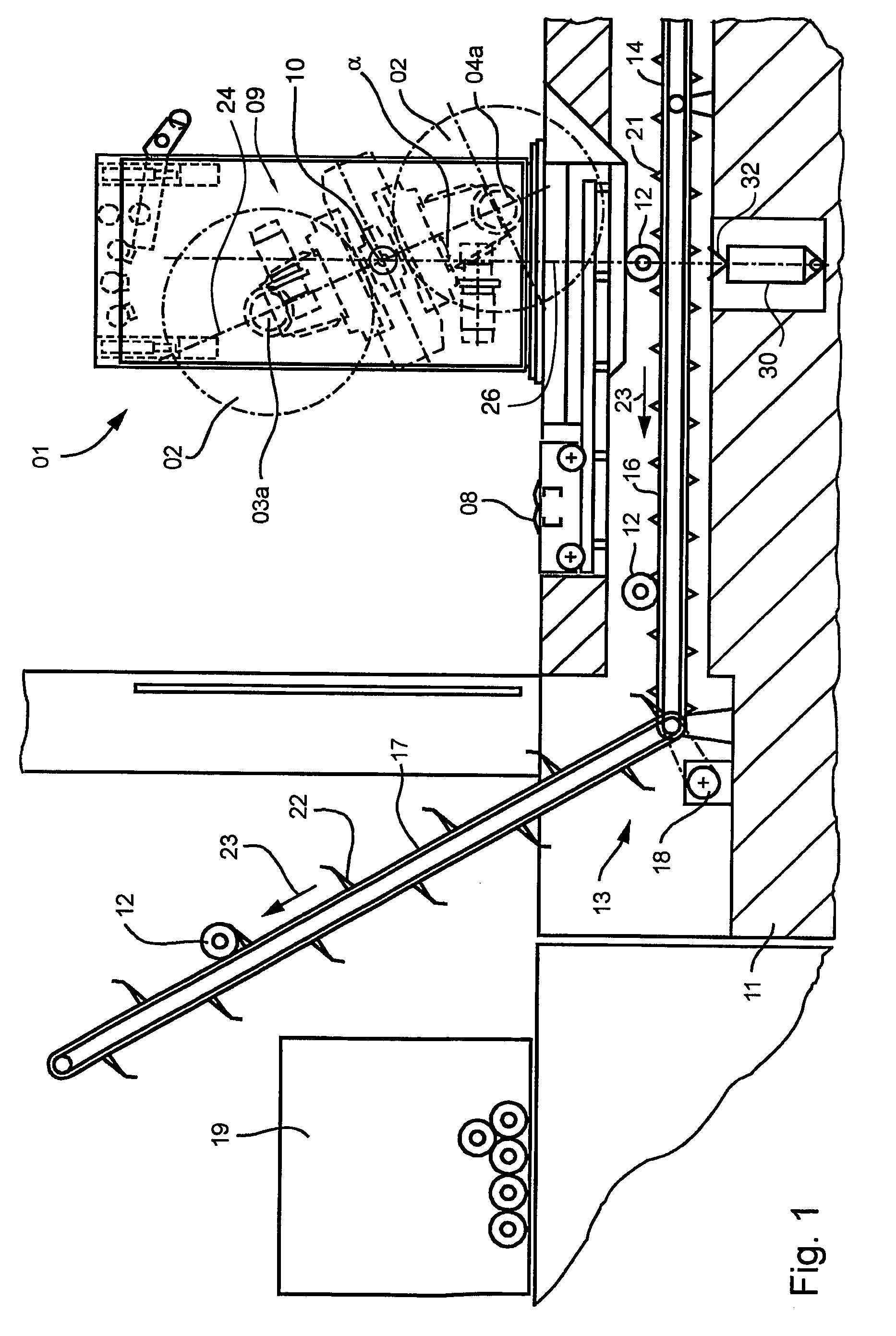 Automatic reel changer comprising a reel stand and a method for disposing of residual reel casings