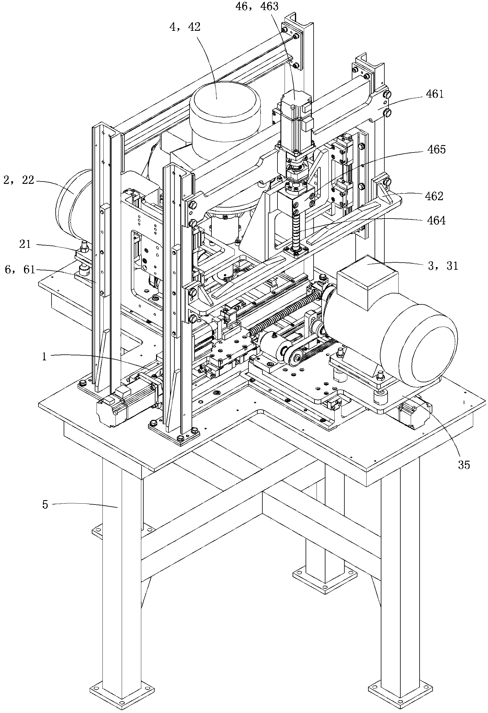 Drilling tapping machine