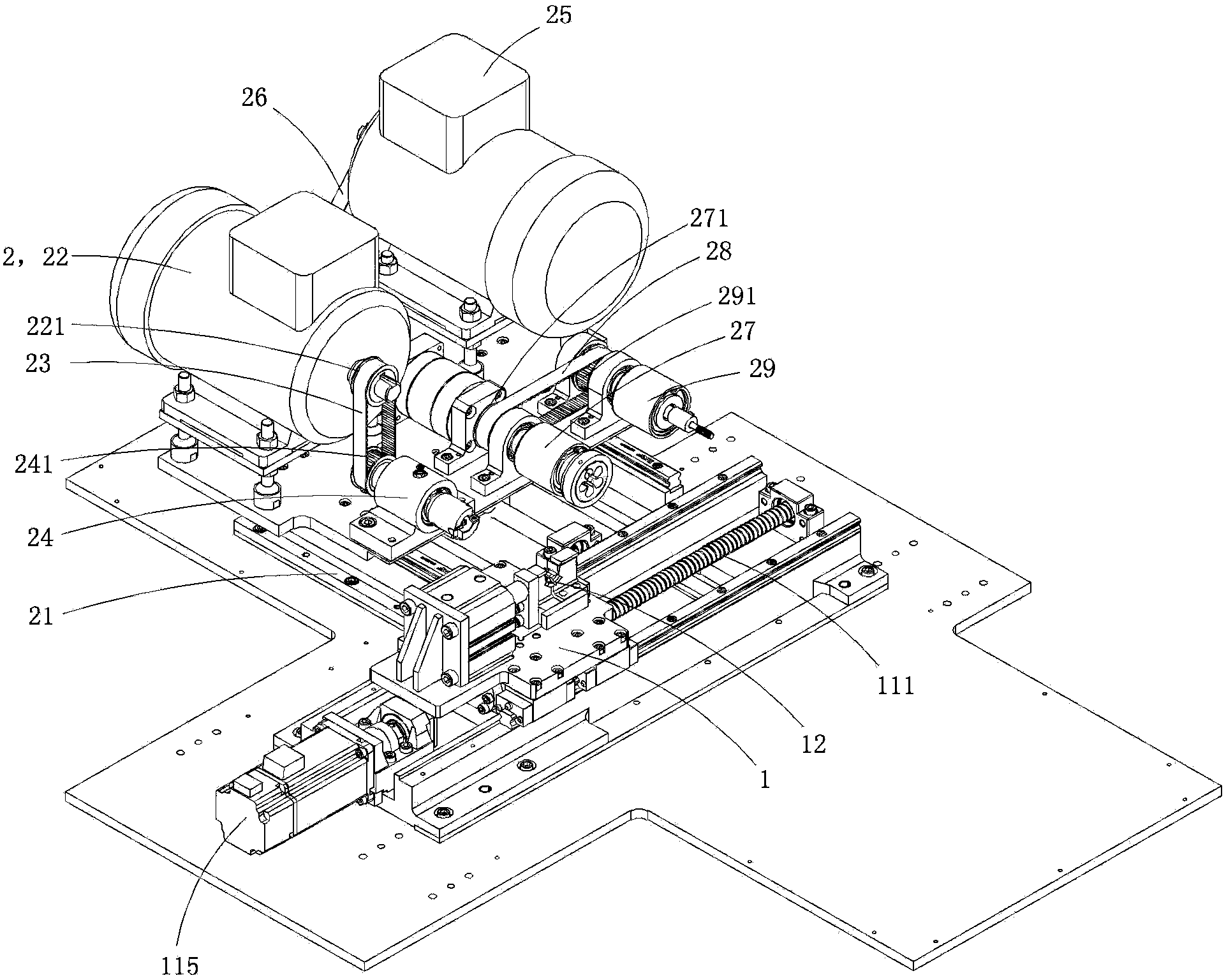 Drilling tapping machine