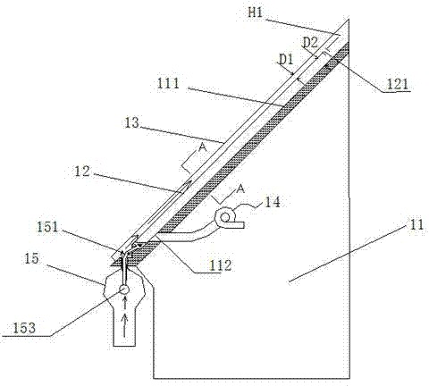 A seawater desalination device