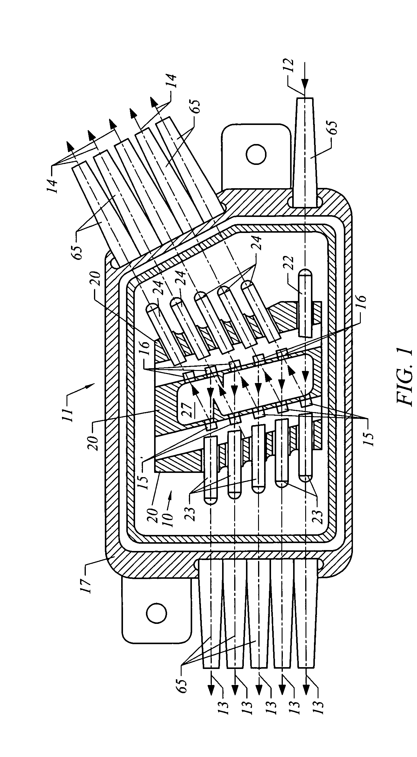 Miniature WDM add/drop multiplexer and method of manufacture thereof