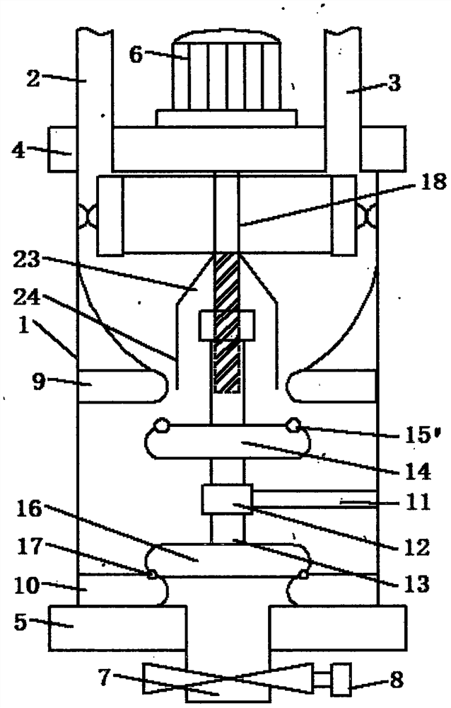 An automatic drainage device for vacuum