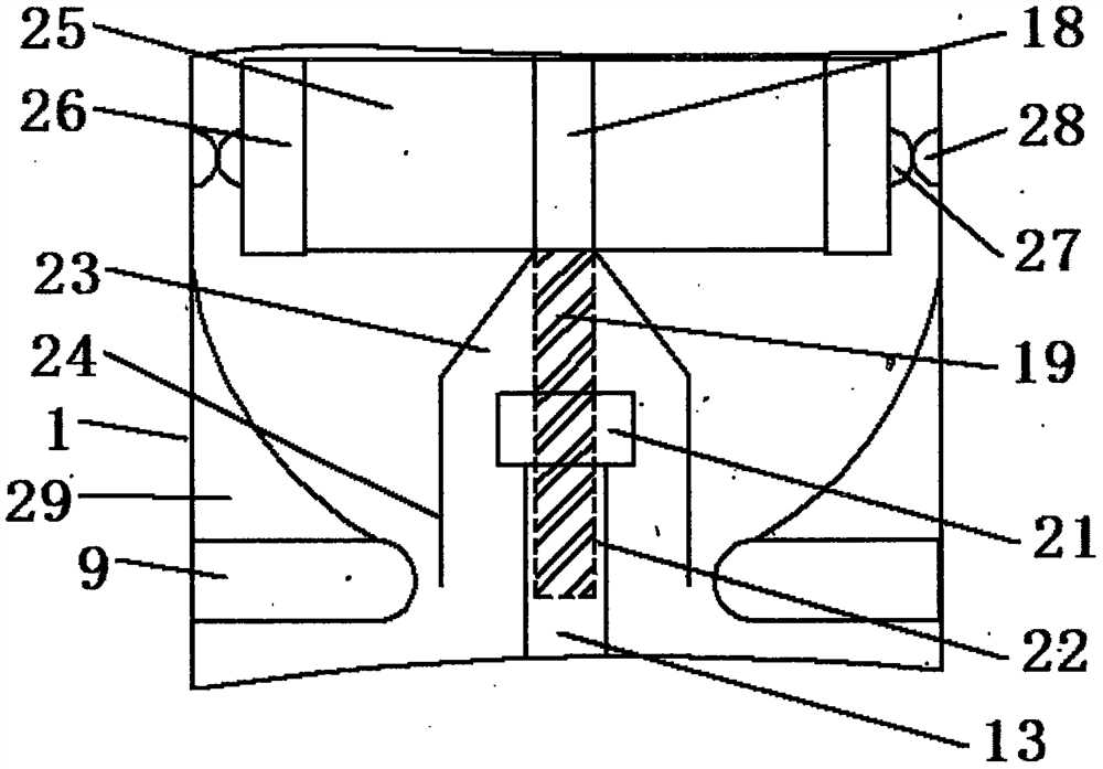 An automatic drainage device for vacuum