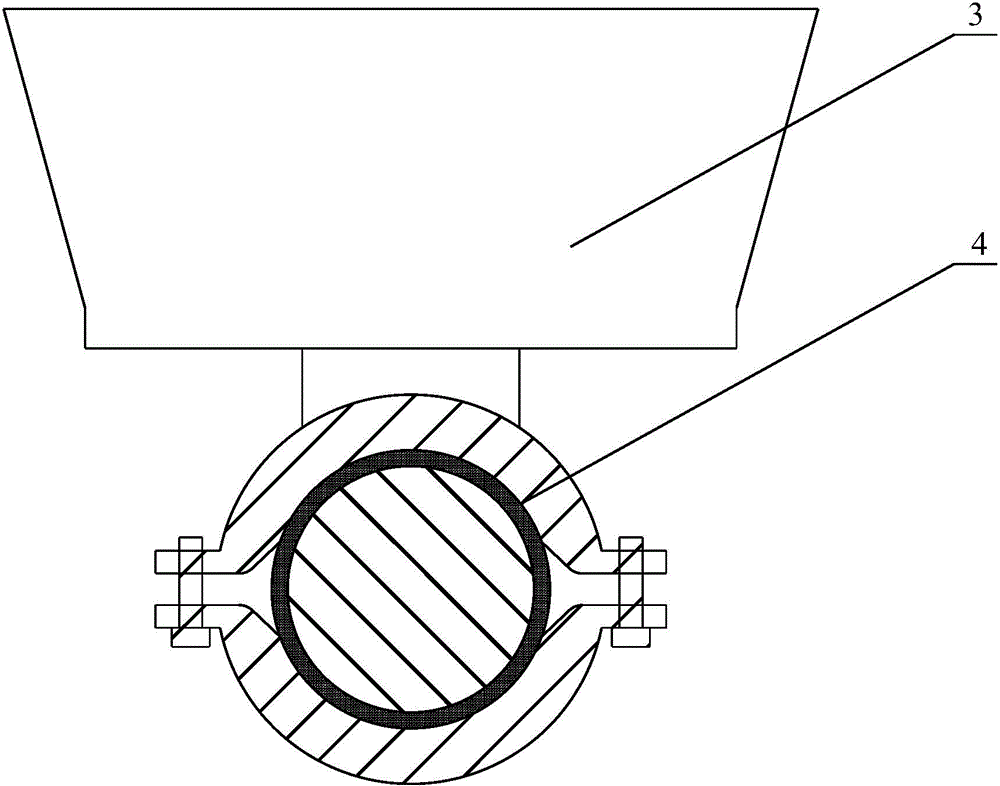 Connection method of viscous damper used for anti-seismic of long-span bridge