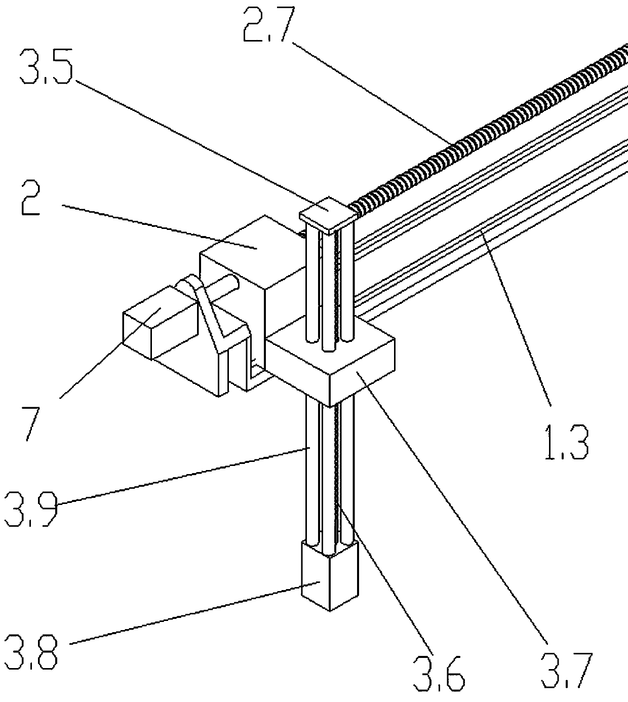 Universal visual inspection image automatic acquisition device and acquisition method