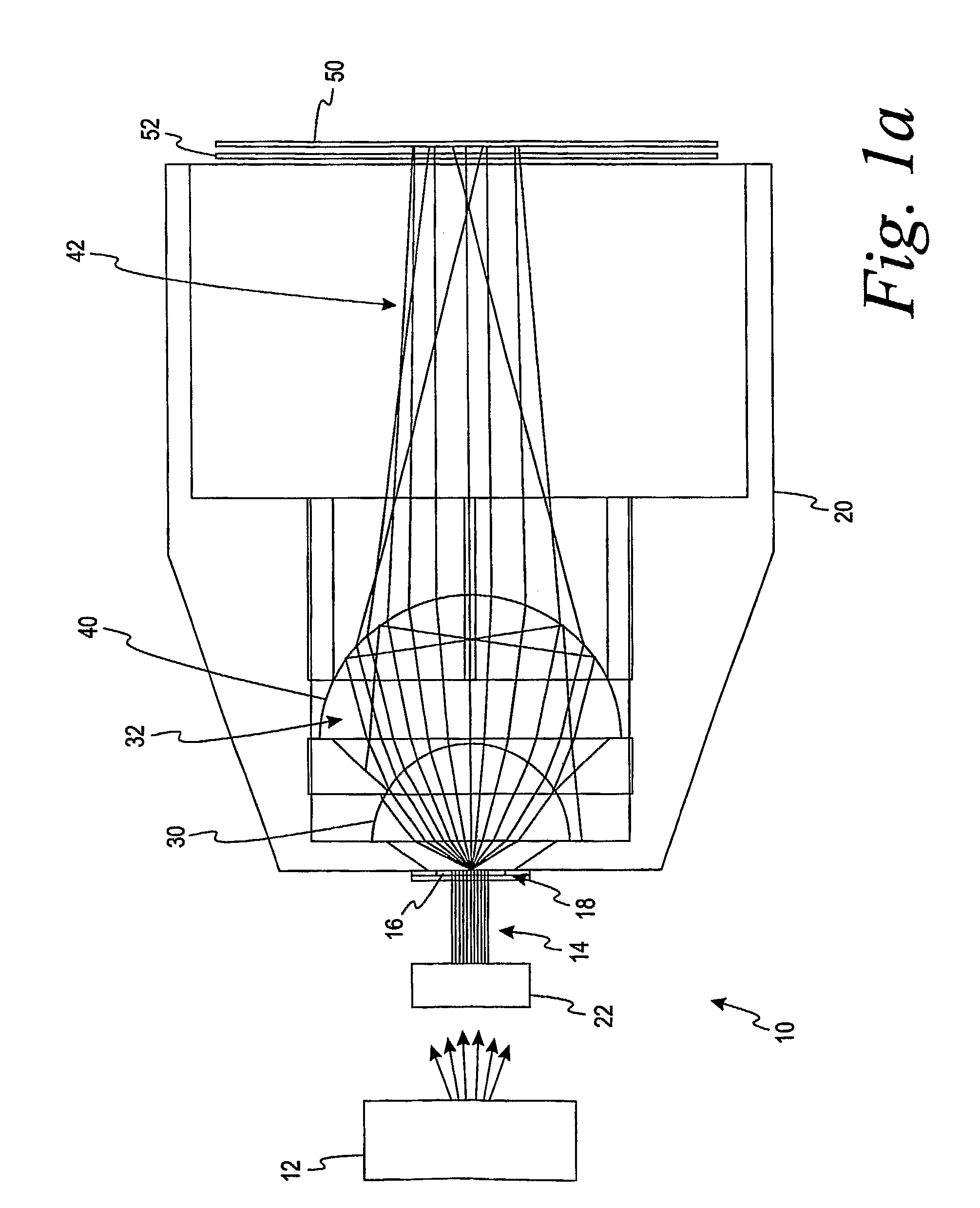 Transmission spectroscopy system for use in the determination of analytes in body fluid