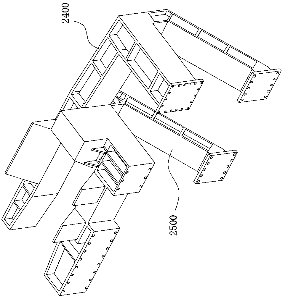 Guide device for pile driver