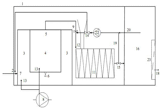 A sealed sewage biological treatment device