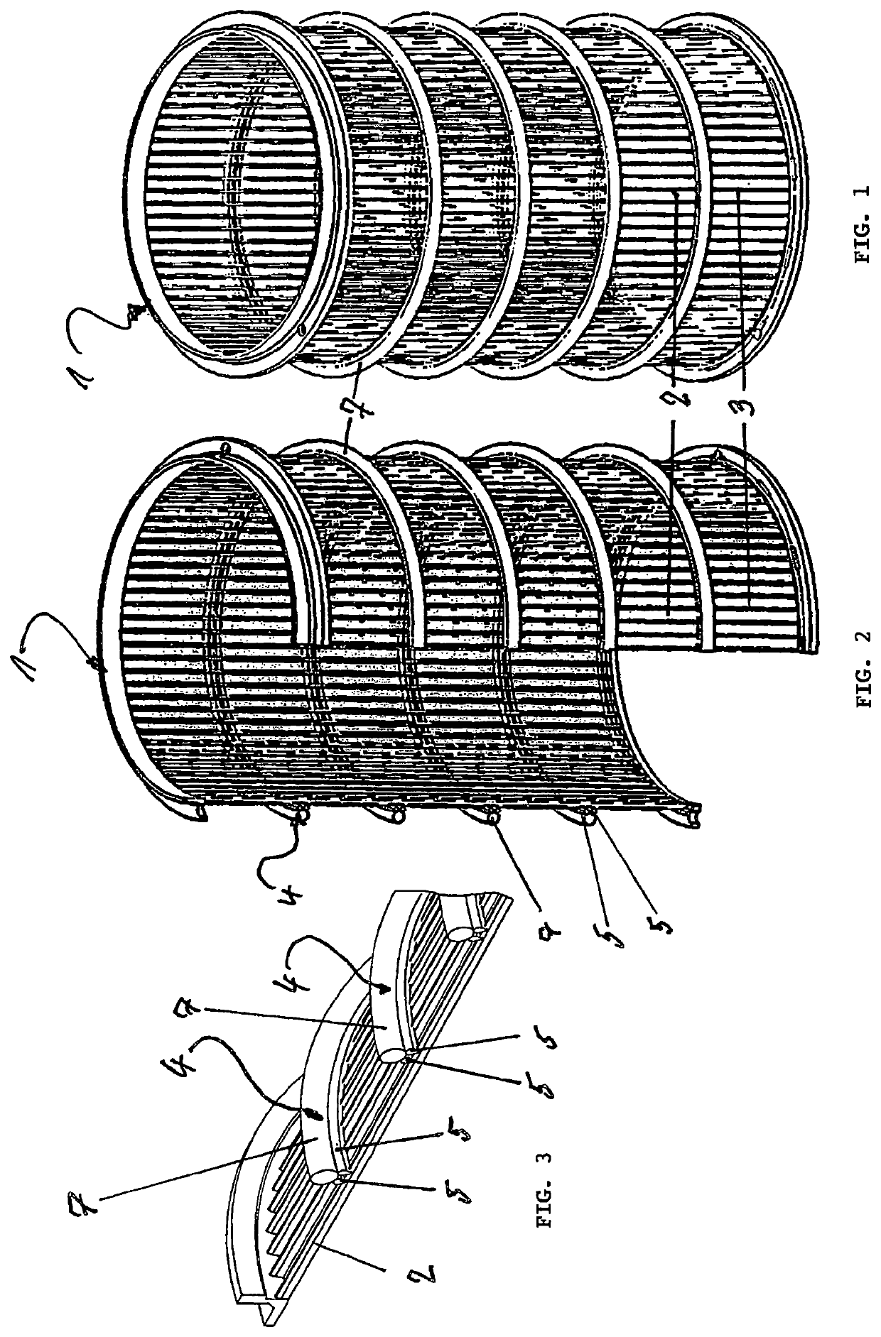 Bar-type screen cage