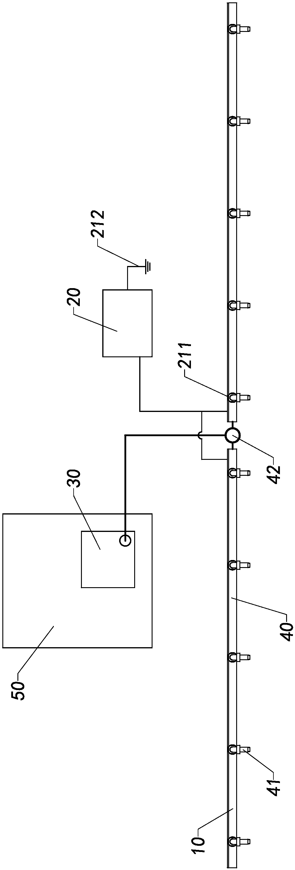 Electrostatic spraying device and method and working vehicle with same
