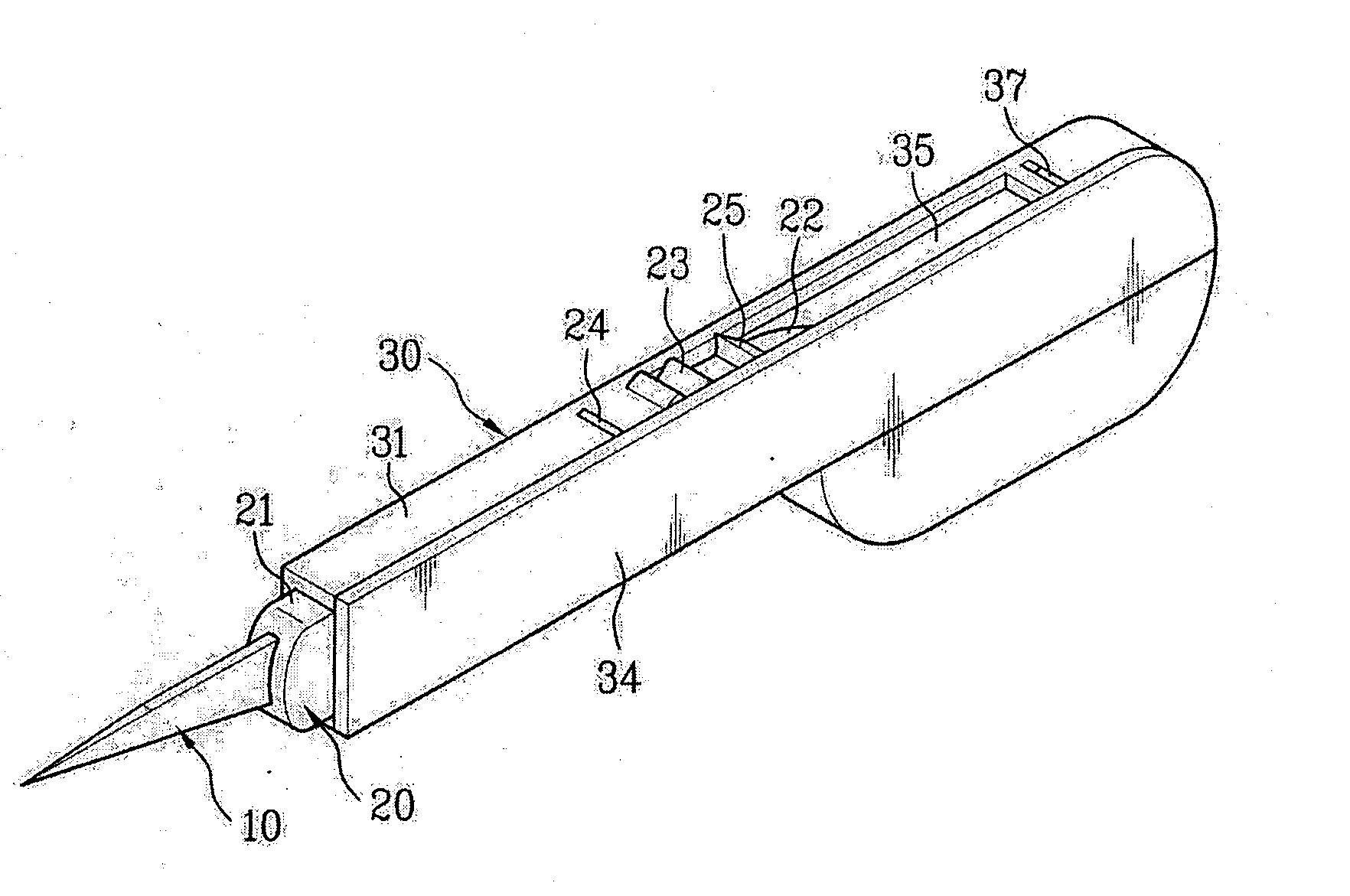 Disposable surgical scalpel