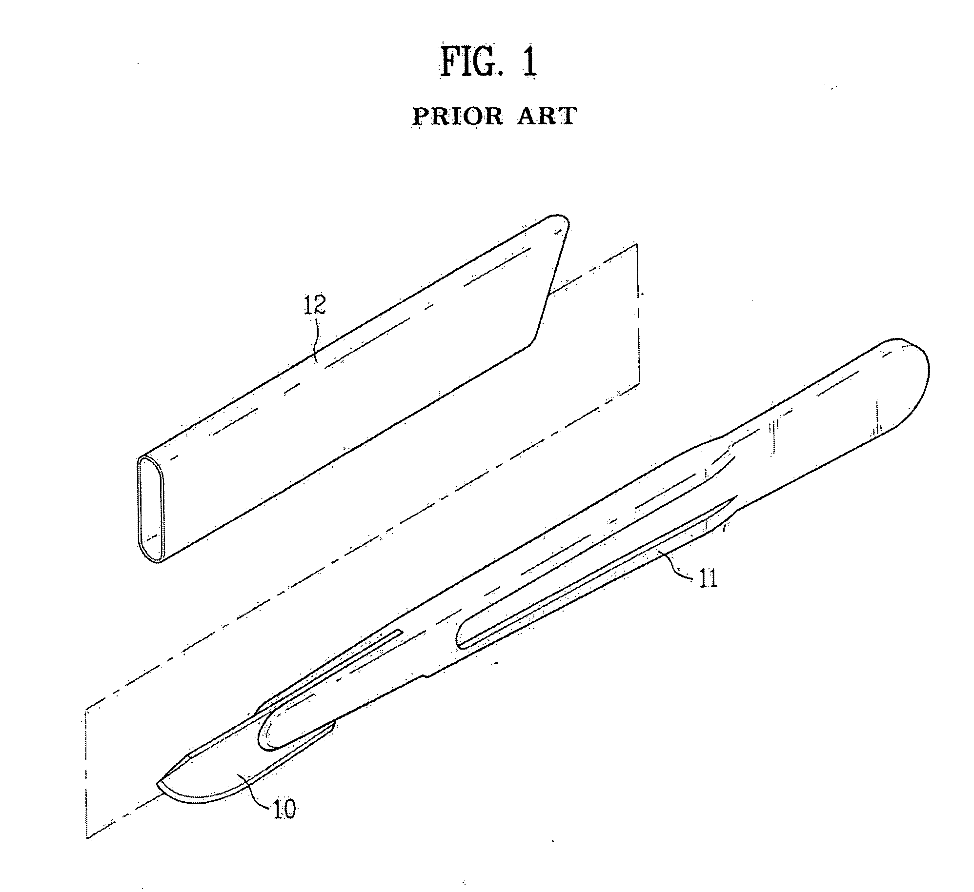 Disposable surgical scalpel