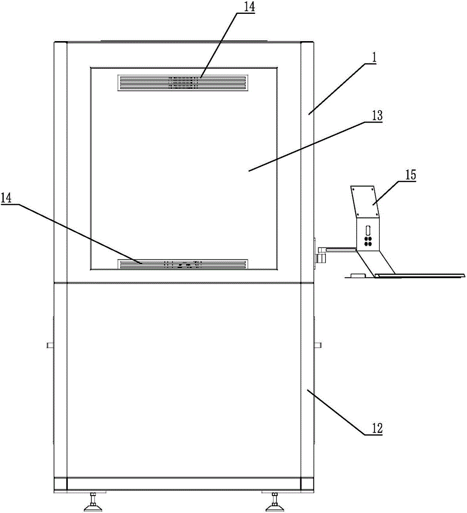 Constant-temperature constant-humidity box for electrostatic spinning and method for realizing constant temperature and constant humidity