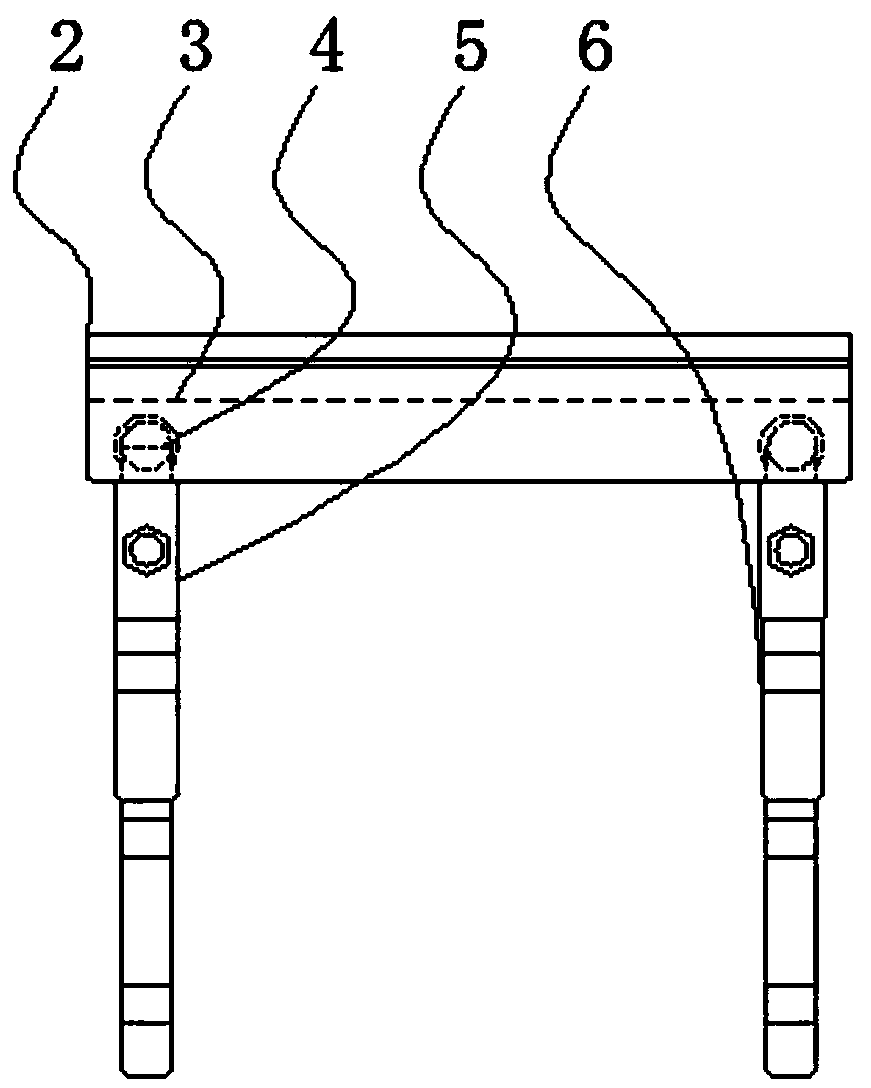 Building supporting frame structure