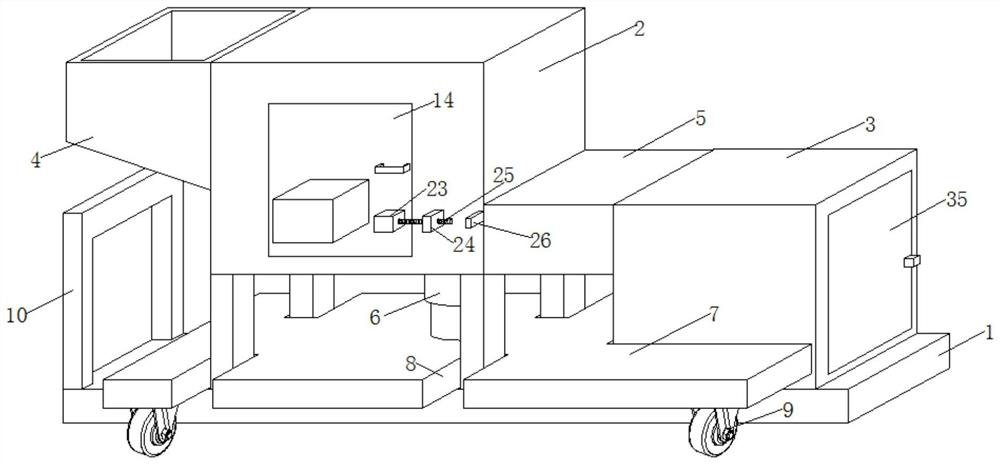 Agricultural crusher device for agricultural processing and facilitating straw collection