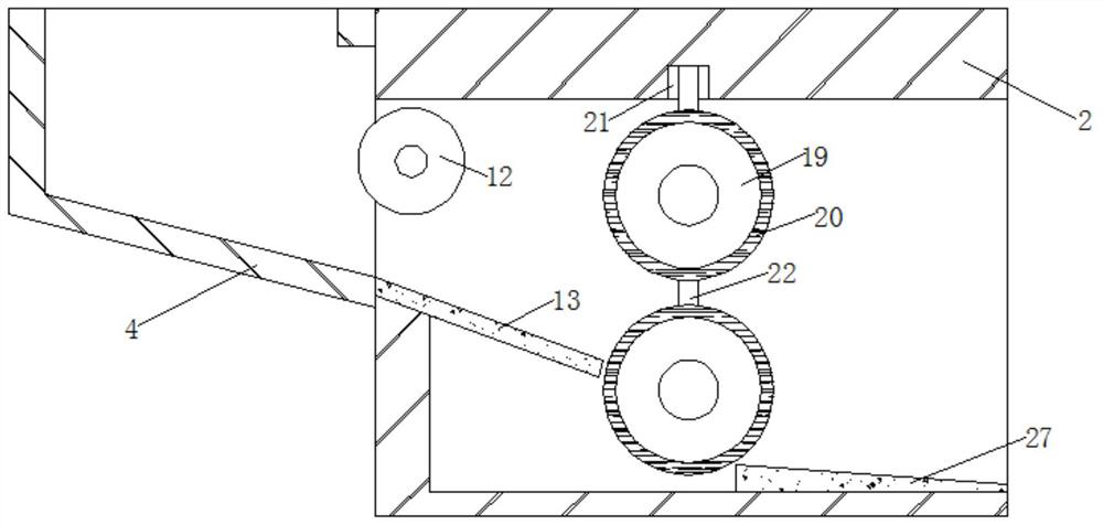 Agricultural crusher device for agricultural processing and facilitating straw collection