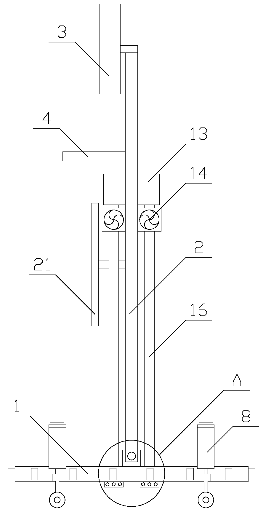 Detection instrument with protection function for iron ore