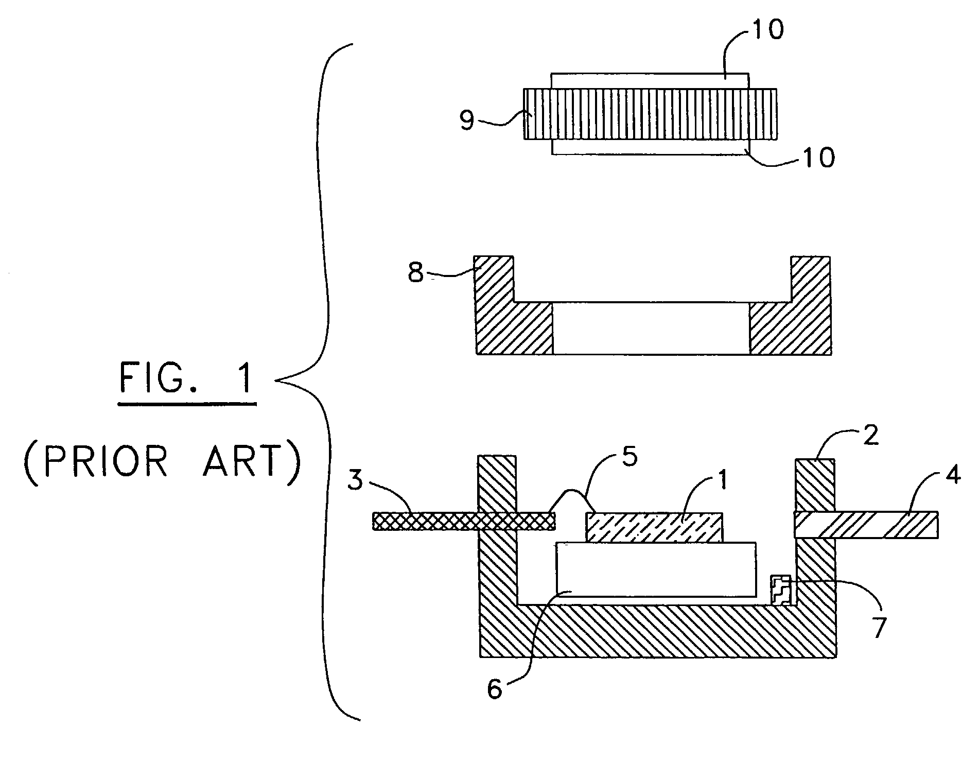 Miniature microdevice package and process for making thereof