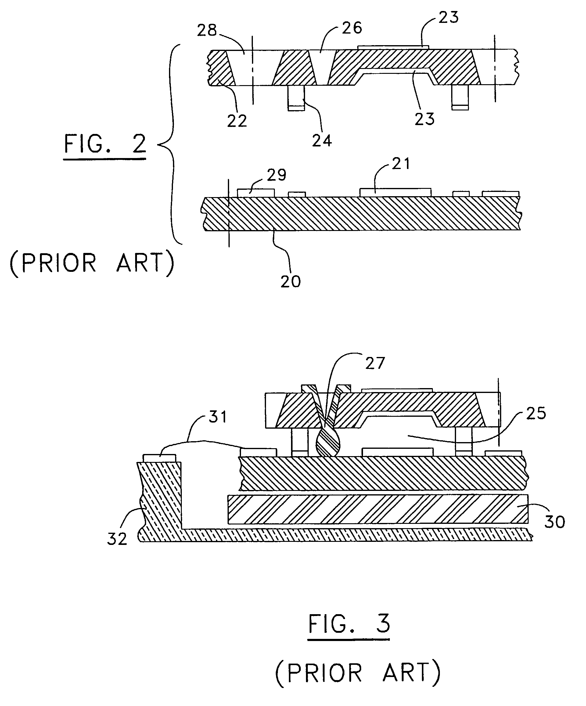 Miniature microdevice package and process for making thereof