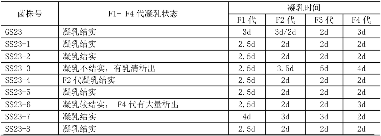 Space Lactobacillus reuteri SS23-27 and its application in preparation of pure-bred probiotic yoghurt