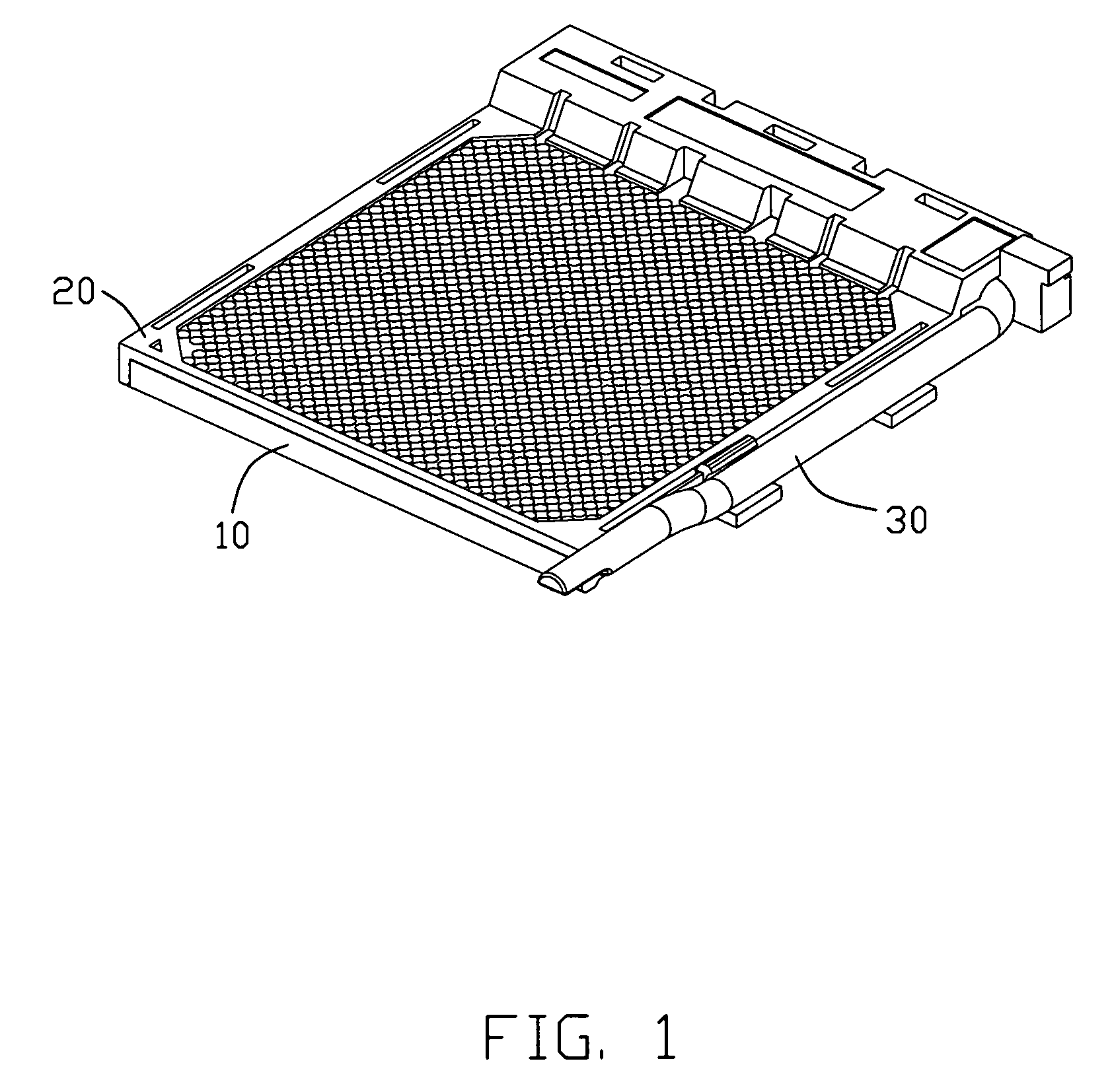 Socket connector having leading-and-positioning arrangement within a passageway and method for mating with the same