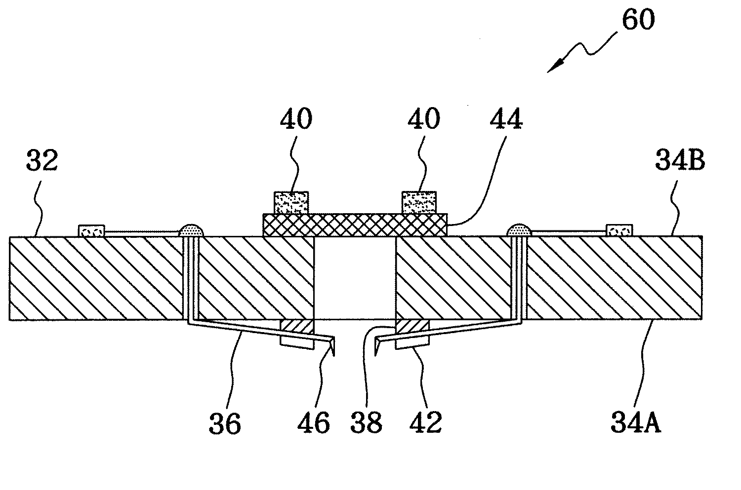 Probe card for integrated circuits