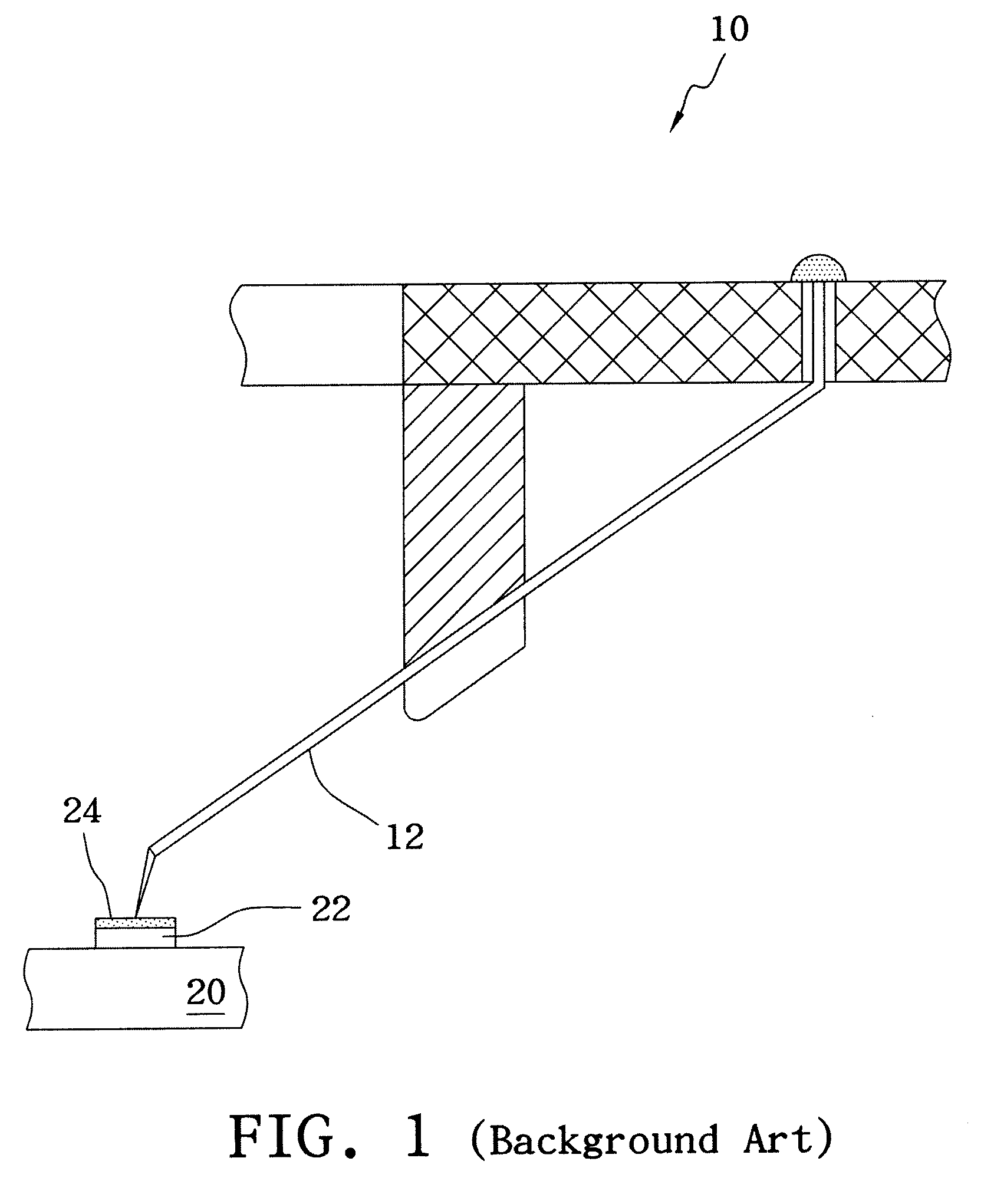 Probe card for integrated circuits