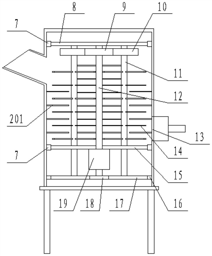 A kind of forage crushing device for animal husbandry