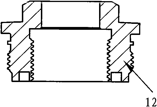 Self-operated type constant-temperature water mixing valve for floor heating