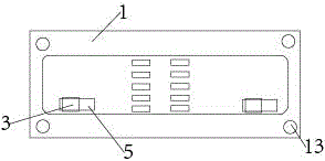 Vehicle-mounted LED (Light-Emitting Diode) fixing device