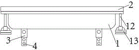 Vehicle-mounted LED (Light-Emitting Diode) fixing device