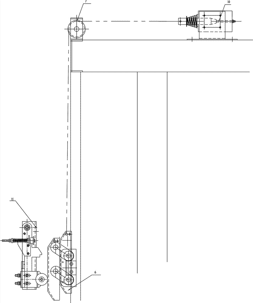 Elevator door lock linkage device