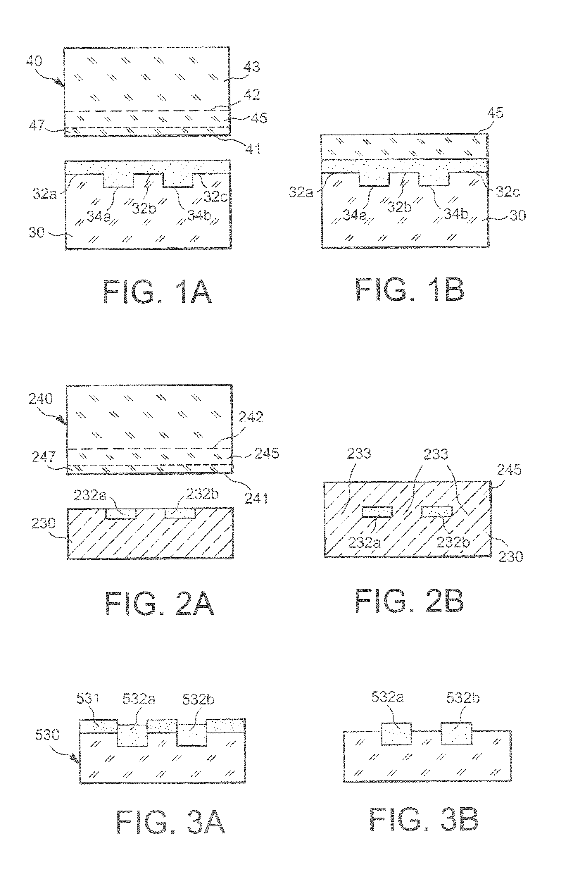Method for providing mixed stacked structures, with various insulating zones and/or electrically conducting zones vertically localized