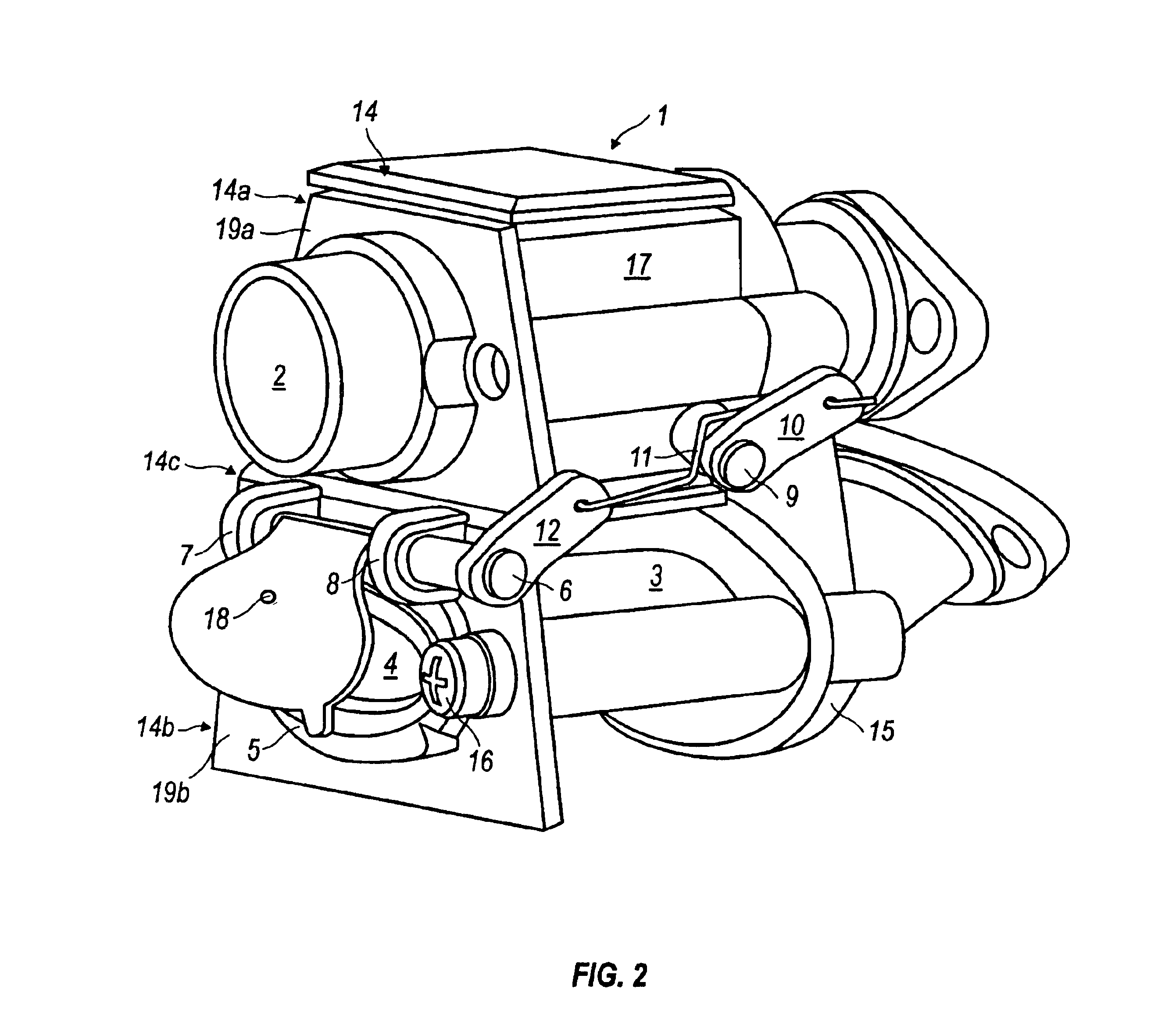 Valve for control of additional air for a two-stroke engine